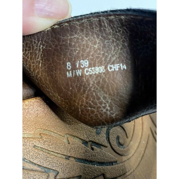 B.O.C. Sharin Womens Size 8/39 Leather Sandals Buckle Closure Toe Post - Picture 10 of 11